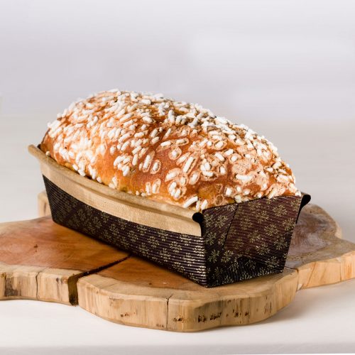 Immagine a scopo illustrativo del dolce Palma Il Vecchio con per e cioccolato.